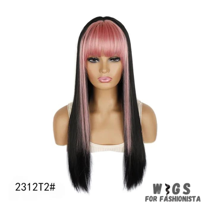 30-inch Long Straight Hair Wig – the ultimate expression of luxurious length and sleek style.Crafted with premium quality synthetic fibers, this wig boasts a striking length of 30 inches, cascading down in a straight and smooth flow.With its adjustable cap construction, this wig ensures a comfortable and secure fit.-WIGS FOR FASHIONISTA