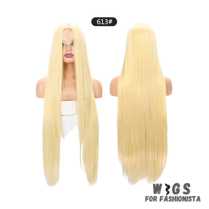 30-inch Long Straight Hair Wig – the ultimate expression of luxurious length and sleek style.Crafted with premium quality synthetic fibers, this wig boasts a striking length of 30 inches, cascading down in a straight and smooth flow.With its adjustable cap construction, this wig ensures a comfortable and secure fit.-WIGS FOR FASHIONISTA