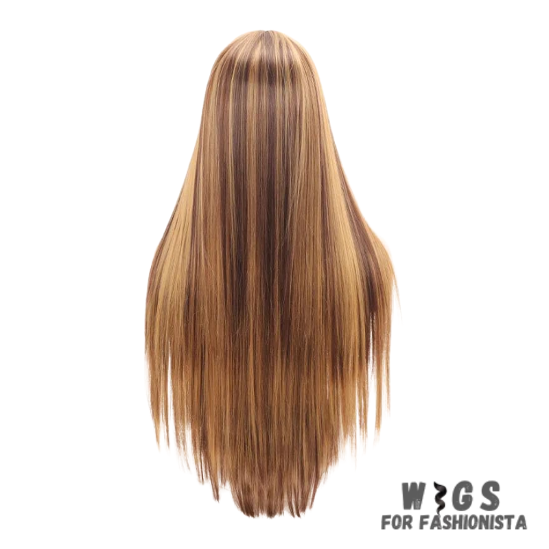 30-inch Long Straight Hair Wig – the ultimate expression of luxurious length and sleek style.Crafted with premium quality synthetic fibers, this wig boasts a striking length of 30 inches, cascading down in a straight and smooth flow.With its adjustable cap construction, this wig ensures a comfortable and secure fit.-WIGS FOR FASHIONISTA