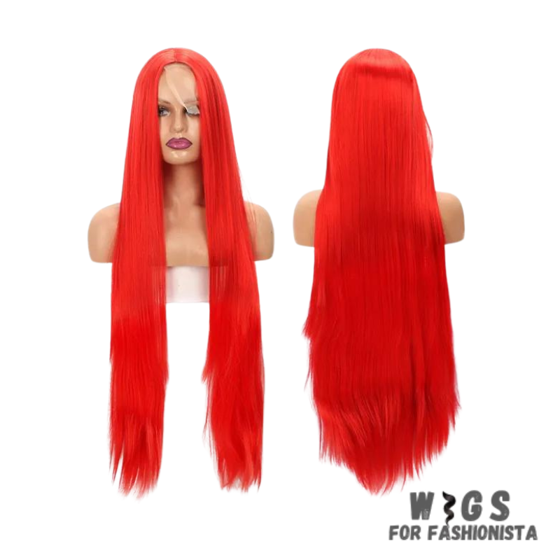30-inch Long Straight Hair Wig – the ultimate expression of luxurious length and sleek style.Crafted with premium quality synthetic fibers, this wig boasts a striking length of 30 inches, cascading down in a straight and smooth flow.With its adjustable cap construction, this wig ensures a comfortable and secure fit.-WIGS FOR FASHIONISTA