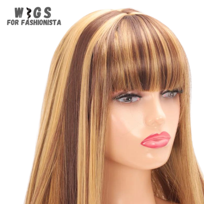 30-inch Long Straight Hair Wig – the ultimate expression of luxurious length and sleek style.Crafted with premium quality synthetic fibers, this wig boasts a striking length of 30 inches, cascading down in a straight and smooth flow.With its adjustable cap construction, this wig ensures a comfortable and secure fit.-WIGS FOR FASHIONISTA
