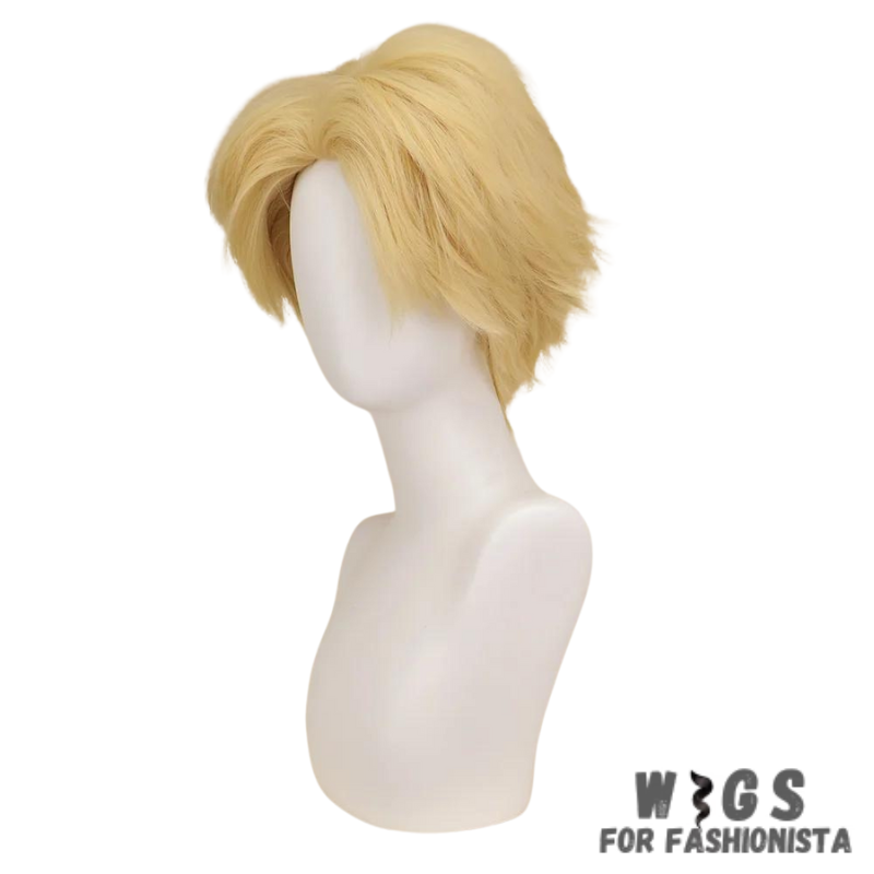 Blonde 35cm Synthetic Hair Wig.Crafted with high-quality synthetic fibers, this wig offers a natural look and feel that's lightweight and comfortable to wear.Features*Length: 35cm (approximately 14 inches)Color:Blonde Material: High-quality synthetic fibers.Cap Construction: Adjustable straps for a secure fit.Style: Straight with subtle layers for added volume and movement. -WIGS FOR FASHIONISTA