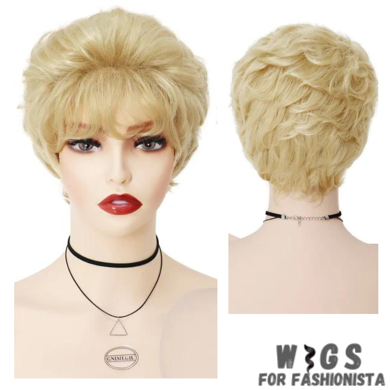 Synthetic Ombre Gray Curly Wig, with beautiful ombre effect, seamless transition from dark gray roots to lighter gray tips. Curly texture. Crafted high-quality synthetic fibers, soft & natural-looking. Heat-resistant & easy to style. With adjustable wig cap, secure & comfortable fit, designed to provide optimal airflow and ventilation. Offers a versatile & stylish solution. -WIGS FOR FASHIONISTA