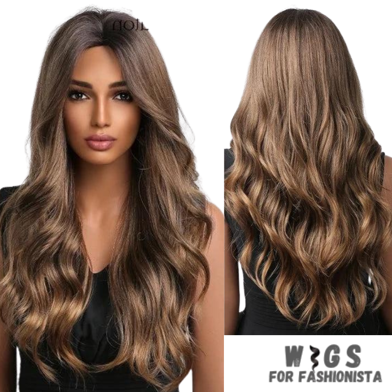 Long Water Wave Synthetic Wig – a stunning blend of elegance and versatility designed to elevate your style effortlessly. Crafted with high-quality synthetic fibers, luxurious water wave texture.  Adjustable cap construction, offers a comfortable and secure fit. Synthetic fibers are soft to the touch and have a realistic shine, closely resembling the luster of natural hair. -WIGS FOR FASHIONISTA