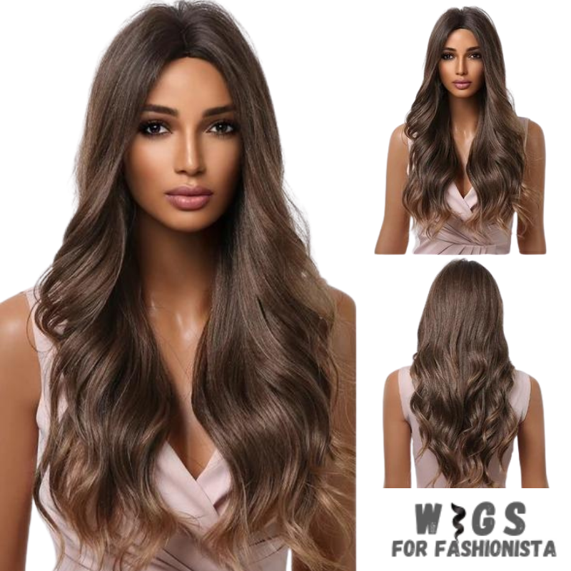 Long Water Wave Synthetic Wig – a stunning blend of elegance and versatility designed to elevate your style effortlessly. Crafted with high-quality synthetic fibers, luxurious water wave texture.  Adjustable cap construction, offers a comfortable and secure fit. Synthetic fibers are soft to the touch and have a realistic shine, closely resembling the luster of natural hair. -WIGS FOR FASHIONISTA