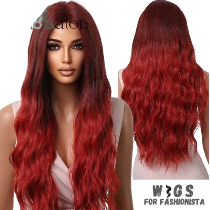 Long Water Wave Synthetic Wig – a stunning blend of elegance and versatility designed to elevate your style effortlessly. Crafted with high-quality synthetic fibers, luxurious water wave texture.  Adjustable cap construction, offers a comfortable and secure fit. Synthetic fibers are soft to the touch and have a realistic shine, closely resembling the luster of natural hair. -WIGS FOR FASHIONISTA