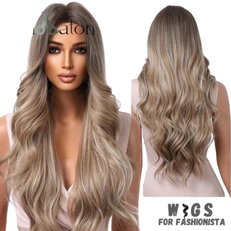 Long Water Wave Synthetic Wig – a stunning blend of elegance and versatility designed to elevate your style effortlessly. Crafted with high-quality synthetic fibers, luxurious water wave texture.  Adjustable cap construction, offers a comfortable and secure fit. Synthetic fibers are soft to the touch and have a realistic shine, closely resembling the luster of natural hair. -WIGS FOR FASHIONISTA
