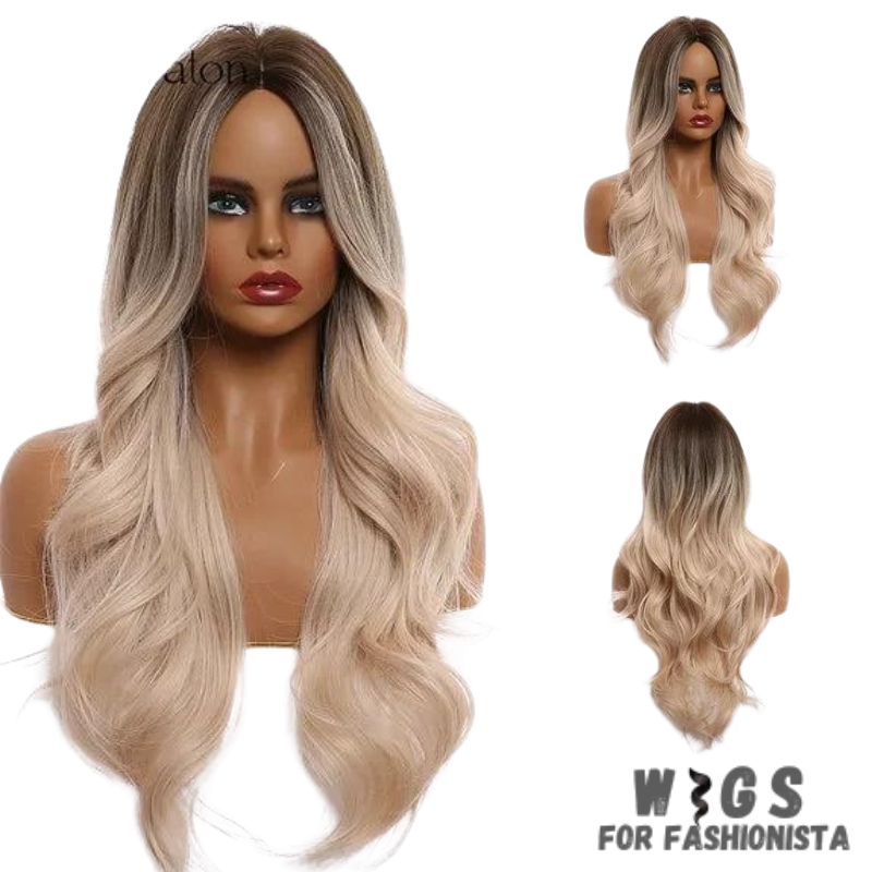 Long Water Wave Synthetic Wig – a stunning blend of elegance and versatility designed to elevate your style effortlessly. Crafted with high-quality synthetic fibers, luxurious water wave texture.  Adjustable cap construction, offers a comfortable and secure fit. Synthetic fibers are soft to the touch and have a realistic shine, closely resembling the luster of natural hair. -WIGS FOR FASHIONISTA