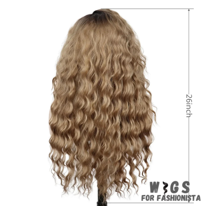 Long Curly Synthetic Wig, meticulously crafted to offer stunning curls and effortless elegance.Long, cascading curls for a dramatic and eye-catching appearance.Curly, offering dynamic movement and bounce for added allure. Various shades available to match your desired look or natural hair color.High-quality synthetic fibers that closely mimic the texture and shine of real hair. Breathable and adjustable cap for all-day comfort and secure fit. -WIGS FOR FASHIONISTA
