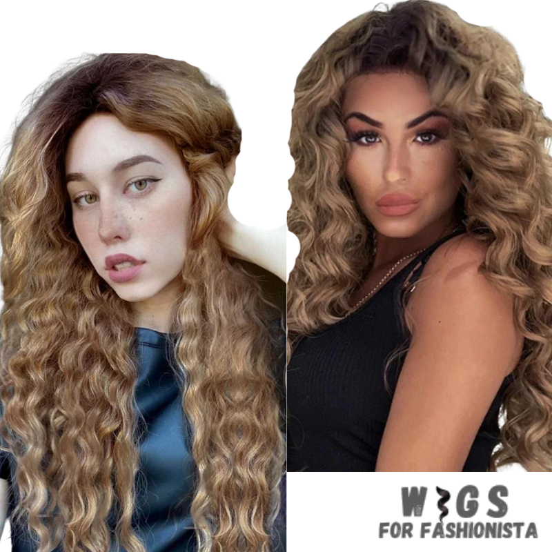 Long Curly Synthetic Wig, meticulously crafted to offer stunning curls and effortless elegance.Long, cascading curls for a dramatic and eye-catching appearance.Curly, offering dynamic movement and bounce for added allure. Various shades available to match your desired look or natural hair color.High-quality synthetic fibers that closely mimic the texture and shine of real hair. Breathable and adjustable cap for all-day comfort and secure fit. -WIGS FOR FASHIONISTA