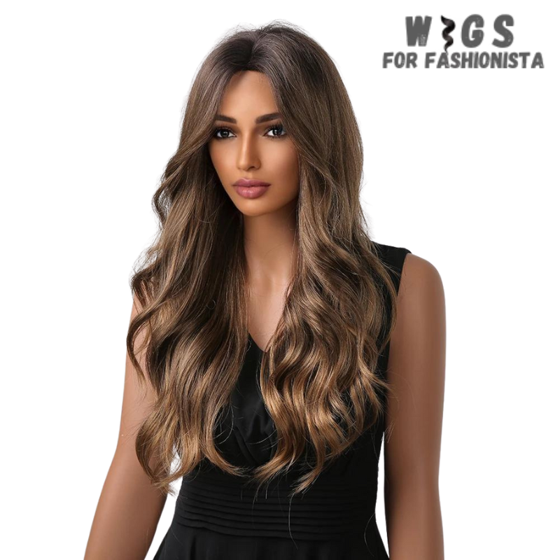 Long Water Wave Synthetic Wig – a stunning blend of elegance and versatility designed to elevate your style effortlessly. Crafted with high-quality synthetic fibers, luxurious water wave texture.  Adjustable cap construction, offers a comfortable and secure fit. Synthetic fibers are soft to the touch and have a realistic shine, closely resembling the luster of natural hair. -WIGS FOR FASHIONISTA