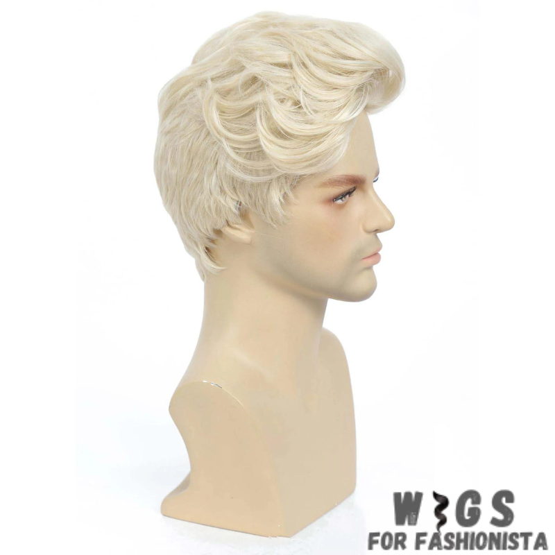 Inspired by the classic pixie cut, this wig features a short and sleek style. The blonde color adds a touch of brightness and vibrancy to your overall look.The lightweight and breathable construction. With adjustable straps,fit for a secure and comfortable wear, ensuring a seamless blend with your natural hairline.Made from heat-resistant synthetic fibers,this wig offers durability and versatility. -WIGS FOR FASHIONISTA