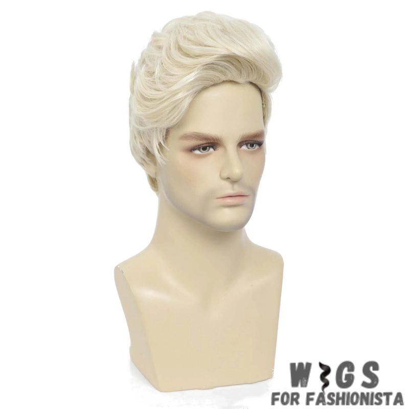 Inspired by the classic pixie cut, this wig features a short and sleek style. The blonde color adds a touch of brightness and vibrancy to your overall look.The lightweight and breathable construction. With adjustable straps,fit for a secure and comfortable wear, ensuring a seamless blend with your natural hairline.Made from heat-resistant synthetic fibers,this wig offers durability and versatility. -WIGS FOR FASHIONISTA