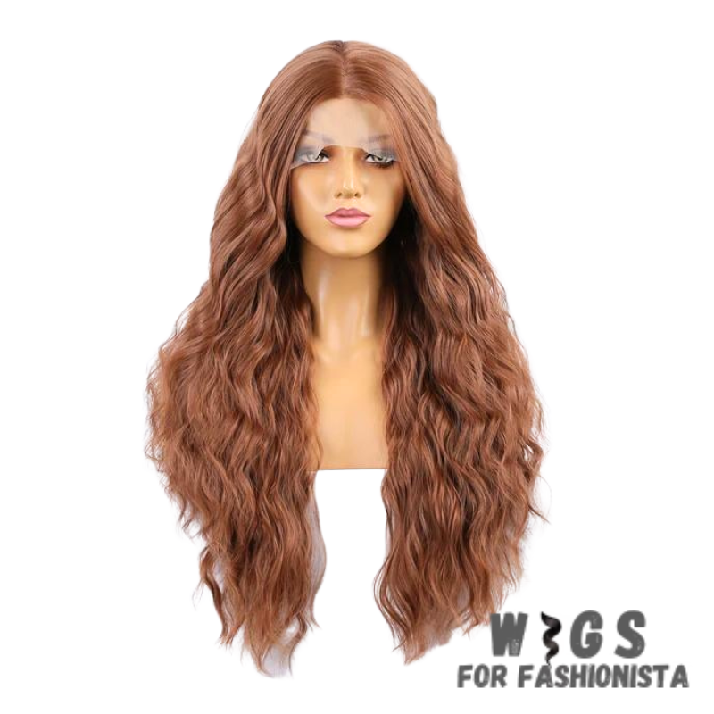 Mix Blonde Lace Front Wig, designed to elevate style with sophistication & flair. Stunning mix of blonde shades, a blend of light & dark tones that create a beautiful & dynamic look. The combination of blonde hues adds depth & dimension, enhancing your natural beauty with a touch of glamour. Lace front construction, seamless & natural-looking. The lace material is lightweight & breathable. High-quality synthetic fibers. The fibers are heat-resistant & easy to style. -WIGS FOR FASHIONISTA