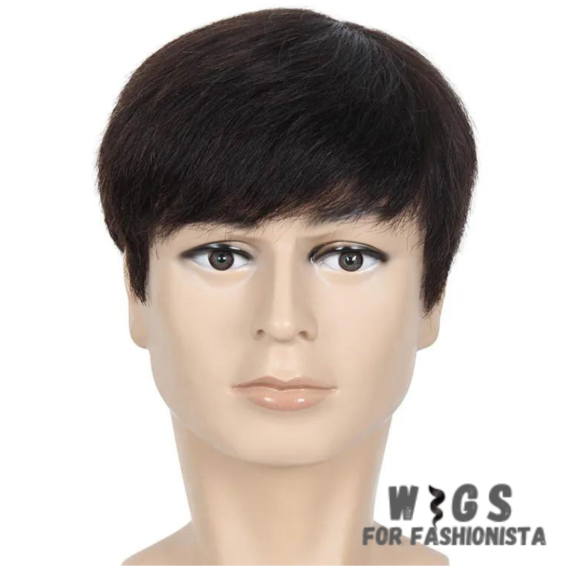 Natural Straight Short Men Wig, provides a seamless & natural-looking solution for men. It offers a versatile & low-maintenance option. Natural straight texture, sleek & refined look. Short & easy-to-manage. Various shades to match a range of colors. High-quality synthetic fibers. Cap is breathable & lightweight. Low-maintenance styling for everyday wear. Provides coverage & volume for those experiencing hair loss or thinning. Adjustable straps for a secure & comfortable fit. -WIGS FOR FASHIONISTA
