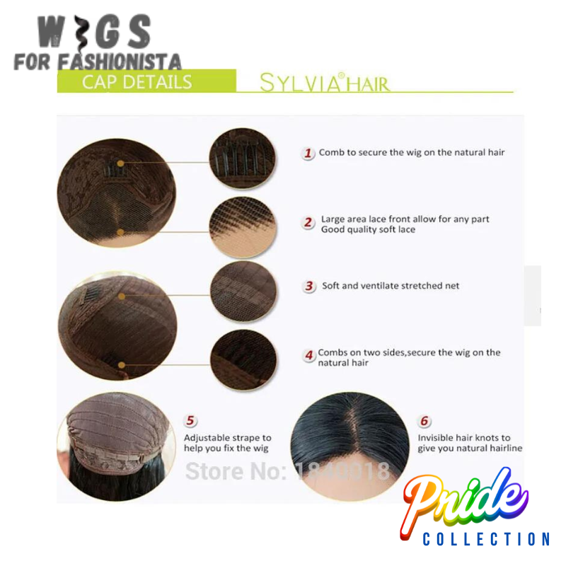 Natural wave wigs in mixed colors offers a captivating blend of hues, adding depth & dimension to your look. It feature waves that mimic the natural texture of hair. The mixed colors add an extra element of interest. A wig with a base color, rich chestnut brown, intertwined with strands of honey blonde or caramel highlights. This interplay of colors mimics the sun-kissed effect seen in naturally highlighted hair, giving a lifelike& vibrant appeal. -WIGS FOR FASHIONISTA