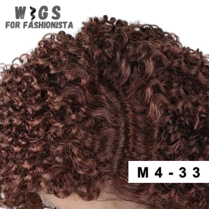 Short Curly Bob Lace Front Wig, features short, curly strands that exude charm & sophistication. The curls add volume & texture to the hairstyle. High-quality synthetic fibers, soft & natural-looking texture. The fibers are heat-resistant & easy to style. Lace front construction provides a seamless & natural-looking hairline. The lace material is lightweight & breathable. The wig cap is adjustable for a secure & comfortable fit, allowing you to move & style with confidence. -WIGS FOR FASHIONISTA