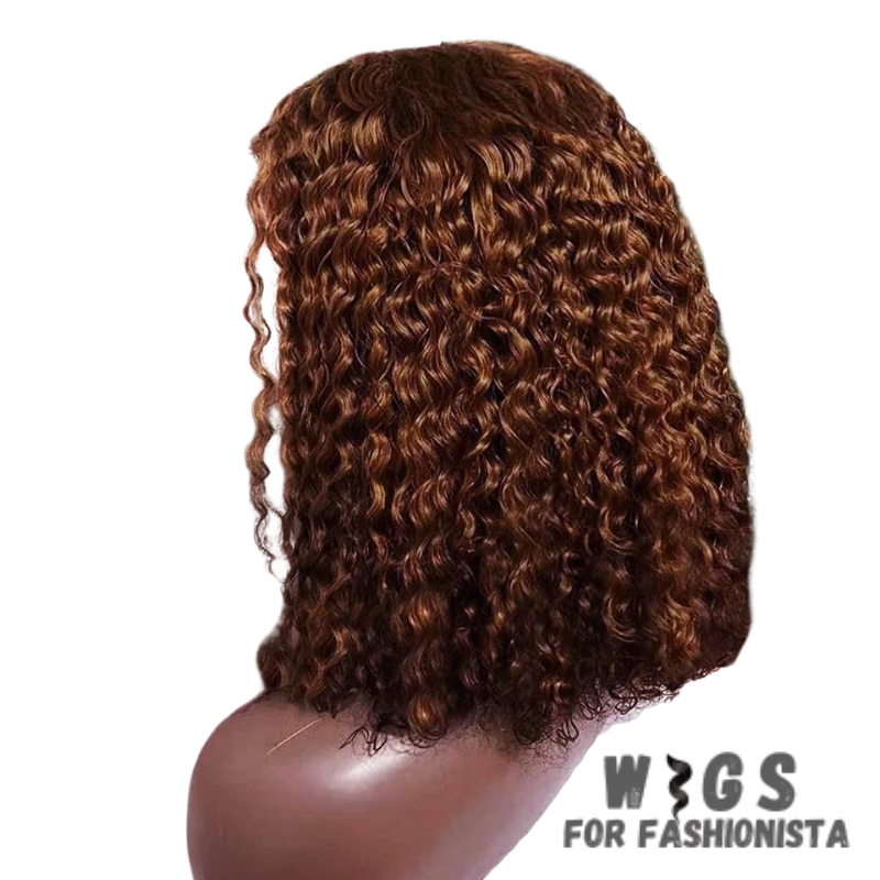 Short Curly Bob Lace Front Wig, features short, curly strands that exude charm & sophistication. The curls add volume & texture to the hairstyle. High-quality synthetic fibers, soft & natural-looking texture. The fibers are heat-resistant & easy to style. Lace front construction provides a seamless & natural-looking hairline. The lace material is lightweight & breathable. The wig cap is adjustable for a secure & comfortable fit, allowing you to move & style with confidence. -WIGS FOR FASHIONISTA