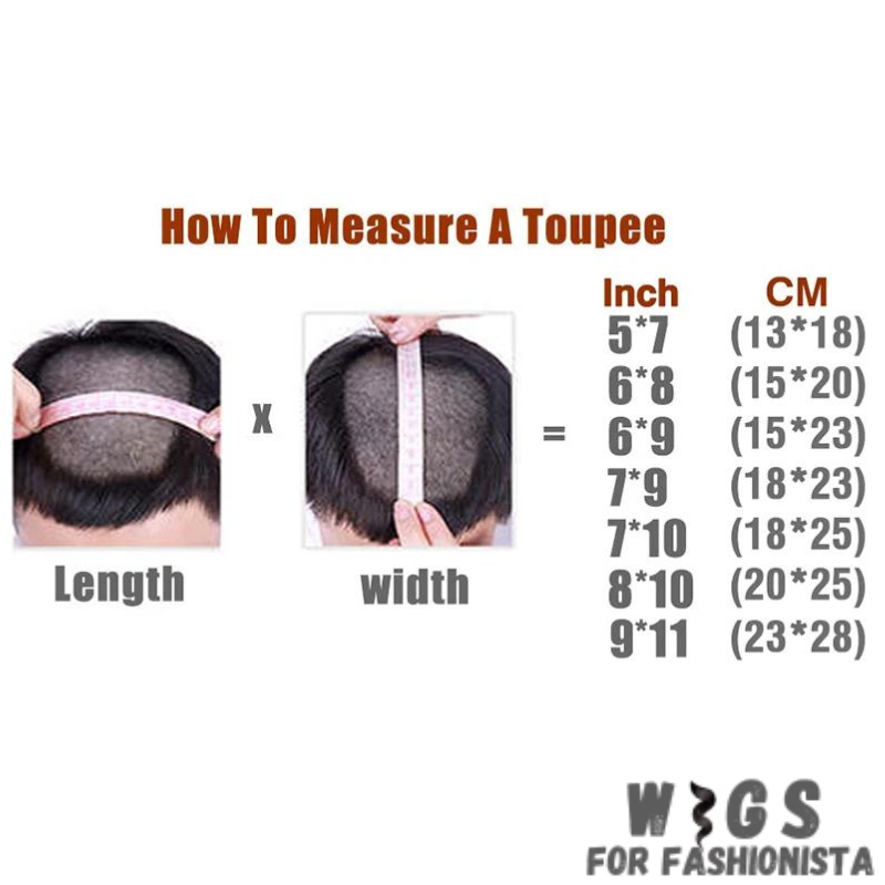 Swiss Lace Men's Human Hair Wig – Premium quality human hair & a Swiss lace base, a perfect blend of realism & durability. The Swiss lace material provides a lightweight & breathable foundation, for maximum comfort even during extended wear. Features hand-tied hair strands, natural-looking hairline, seamlessly blends with your own. Human hair used is a soft texture & realistic shine. -WIGS FOR FASHIONISTA