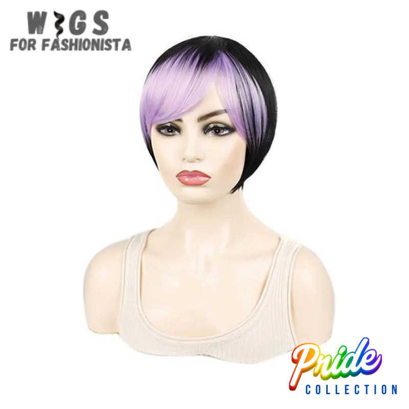 Synthetic Short Hair Bangs Bob Haircut Wig, features a classic bob haircut with bangs. Short length adds a touch of modernity, sleek & straight texture exudes elegance & refinement. From high-quality synthetic fibers. The bangs frame the face beautifully, while the bob haircut adds structure & sophistication, features a lightweight & breathable construction, comfortable even during extended wear. The adjustable straps ensure a secure & customized fit. -WIGS FOR FASHIONISTA