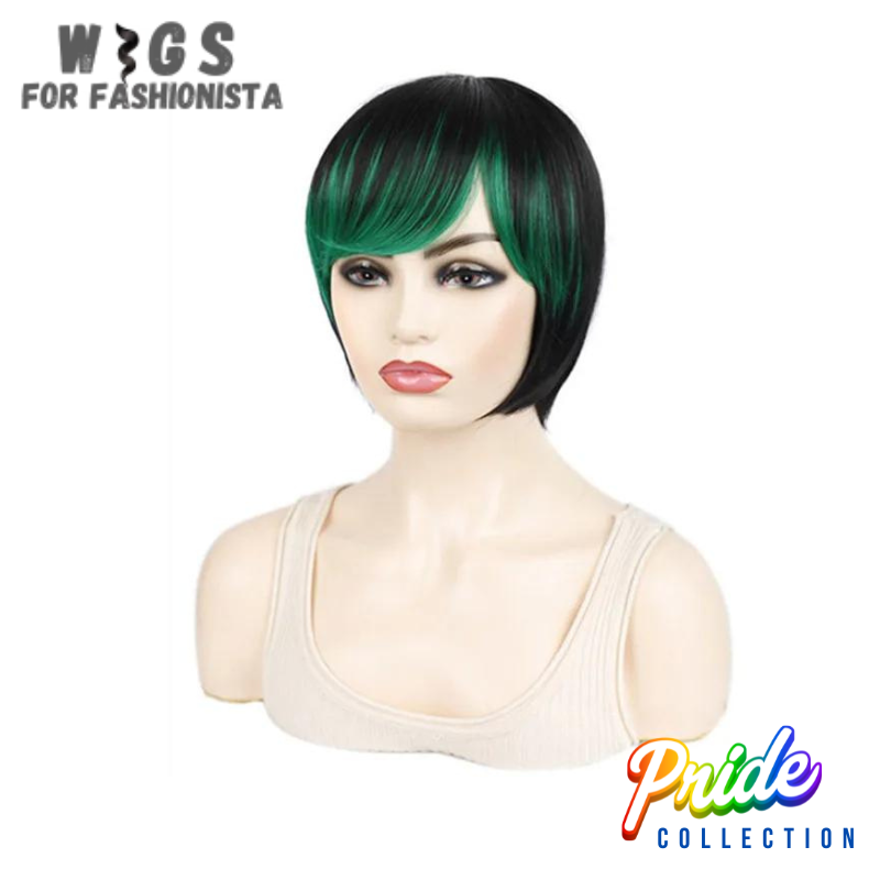 Synthetic Short Hair Bangs Bob Haircut Wig, features a classic bob haircut with bangs. Short length adds a touch of modernity, sleek & straight texture exudes elegance & refinement. From high-quality synthetic fibers. The bangs frame the face beautifully, while the bob haircut adds structure & sophistication, features a lightweight & breathable construction, comfortable even during extended wear. The adjustable straps ensure a secure & customized fit. -WIGS FOR FASHIONISTA
