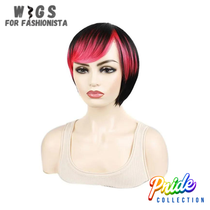 Synthetic Short Hair Bangs Bob Haircut Wig, features a classic bob haircut with bangs. Short length adds a touch of modernity, sleek & straight texture exudes elegance & refinement. From high-quality synthetic fibers. The bangs frame the face beautifully, while the bob haircut adds structure & sophistication, features a lightweight & breathable construction, comfortable even during extended wear. The adjustable straps ensure a secure & customized fit. -WIGS FOR FASHIONISTA