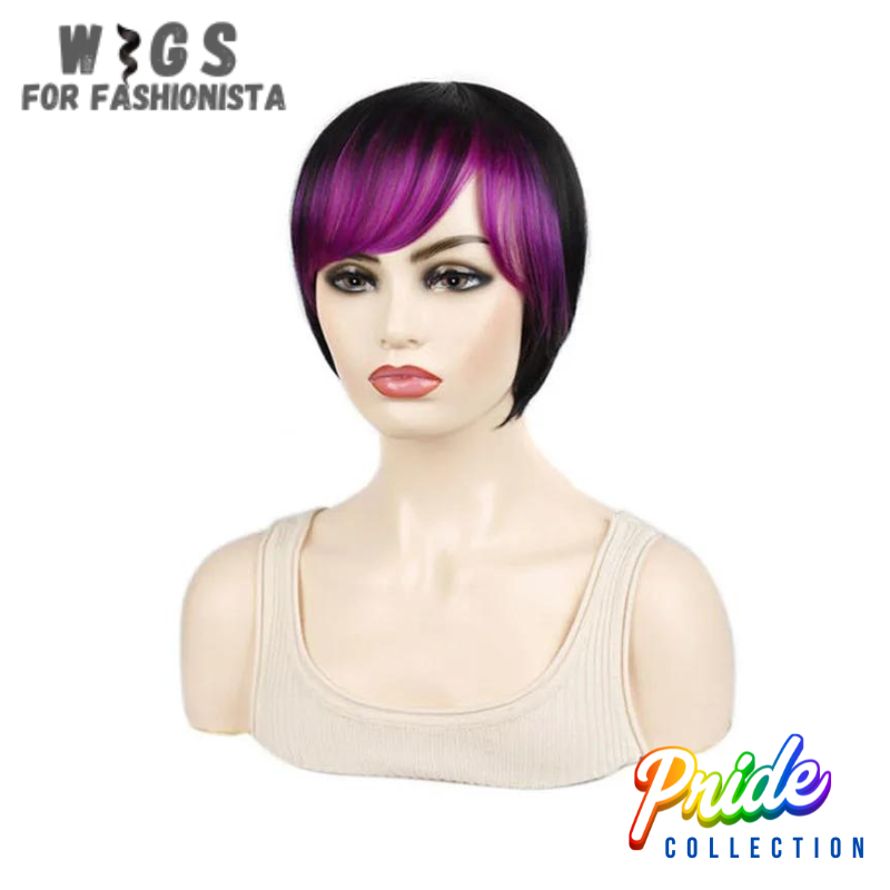 Synthetic Short Hair Bangs Bob Haircut Wig, features a classic bob haircut with bangs. Short length adds a touch of modernity, sleek & straight texture exudes elegance & refinement. From high-quality synthetic fibers. The bangs frame the face beautifully, while the bob haircut adds structure & sophistication, features a lightweight & breathable construction, comfortable even during extended wear. The adjustable straps ensure a secure & customized fit. -WIGS FOR FASHIONISTA