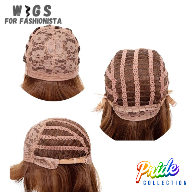 Synthetic Short Hair Bangs Bob Haircut Wig, features a classic bob haircut with bangs. Short length adds a touch of modernity, sleek & straight texture exudes elegance & refinement. From high-quality synthetic fibers. The bangs frame the face beautifully, while the bob haircut adds structure & sophistication, features a lightweight & breathable construction, comfortable even during extended wear. The adjustable straps ensure a secure & customized fit. -WIGS FOR FASHIONISTA