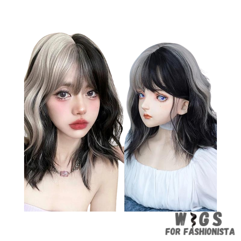 Female Long Straight Hair Wig with Bangs, crafted with premium quality synthetic fibers, features luxuriously long and silky straight hair that falls gracefully down your shoulders. The addition of bangs frames the face delicately, adding a touch of softness and sophistication to your look. The synthetic fibers have a natural sheen and movement, for realistic appearance. Designed for comfort and durability, lightweight and breathable construction. -WIGS FOR FASHIONISTA