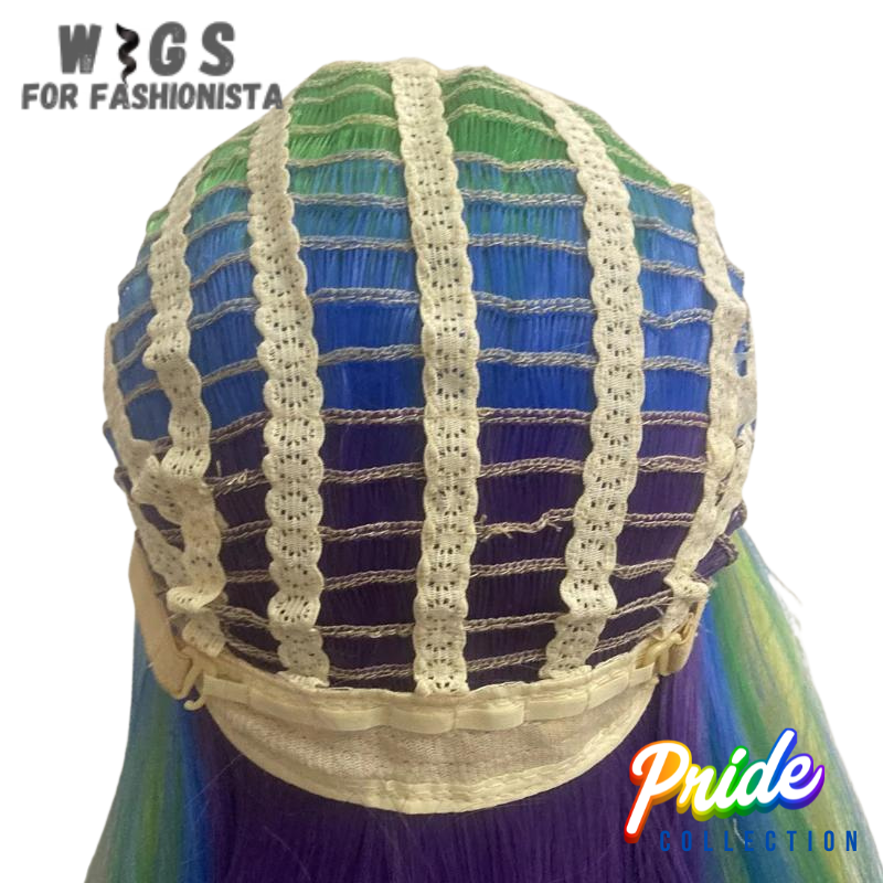 Women's Rainbow Synthetic Hair Cosplay