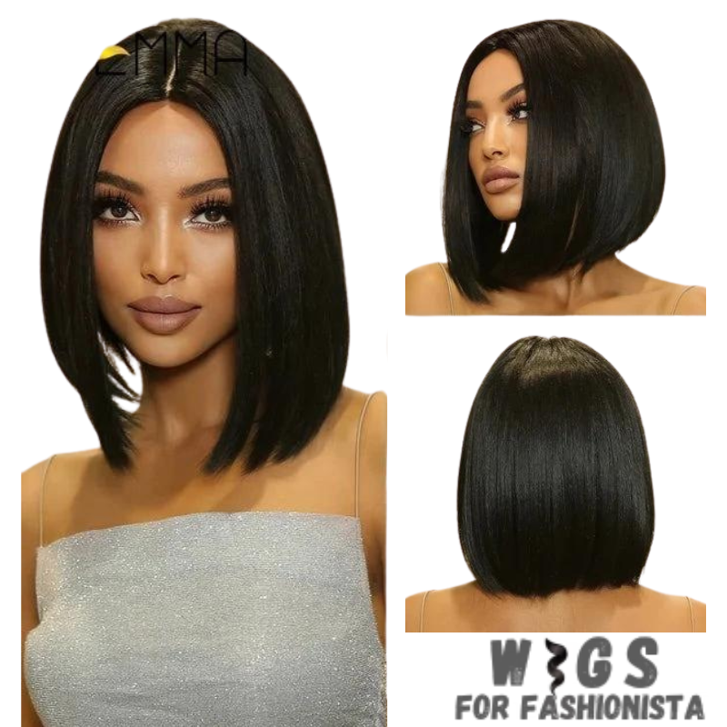 Medium Length Layered Synthetic Wig – Crafted with high-quality synthetic fibers, medium-length cut with beautifully layered strands that add volume and dimension to your hairstyle. The layers create a natural and textured look, allowing for easy styling and a flattering silhouette. -WIGS FOR FASHIONISTA