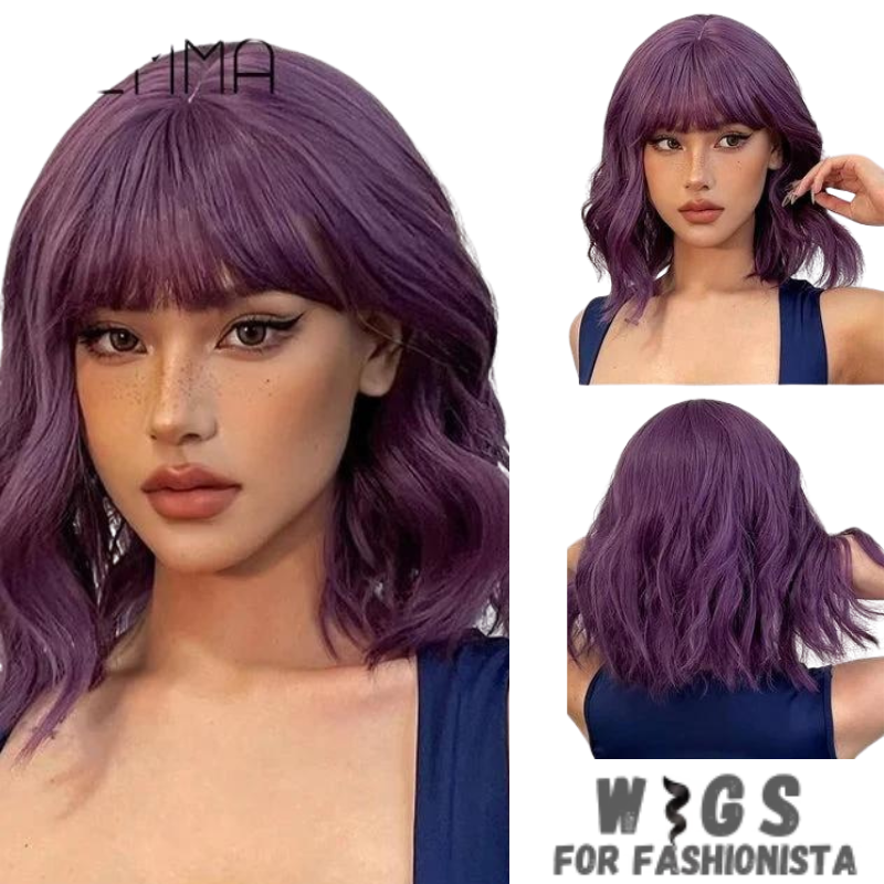 Medium Length Layered Synthetic Wig – Crafted with high-quality synthetic fibers, medium-length cut with beautifully layered strands that add volume and dimension to your hairstyle. The layers create a natural and textured look, allowing for easy styling and a flattering silhouette. -WIGS FOR FASHIONISTA